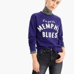 J. Crew Memphis Blues Sweatshirt NWT